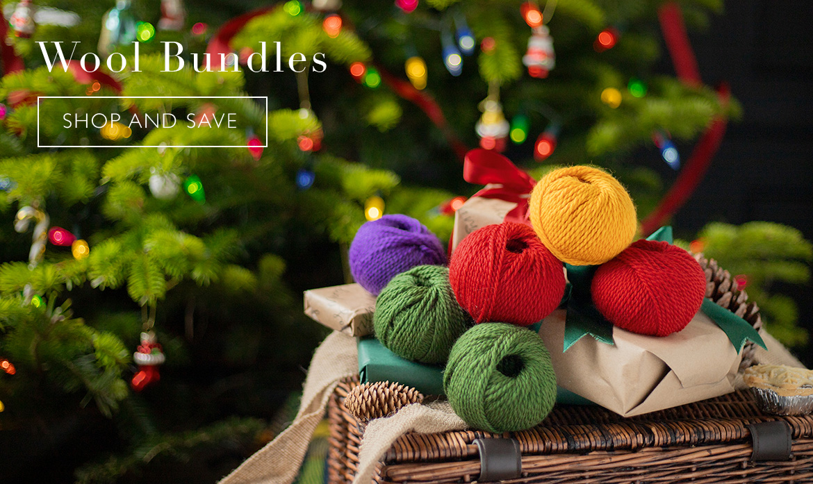 wool bundles toft crochet knit luxury christmas tree